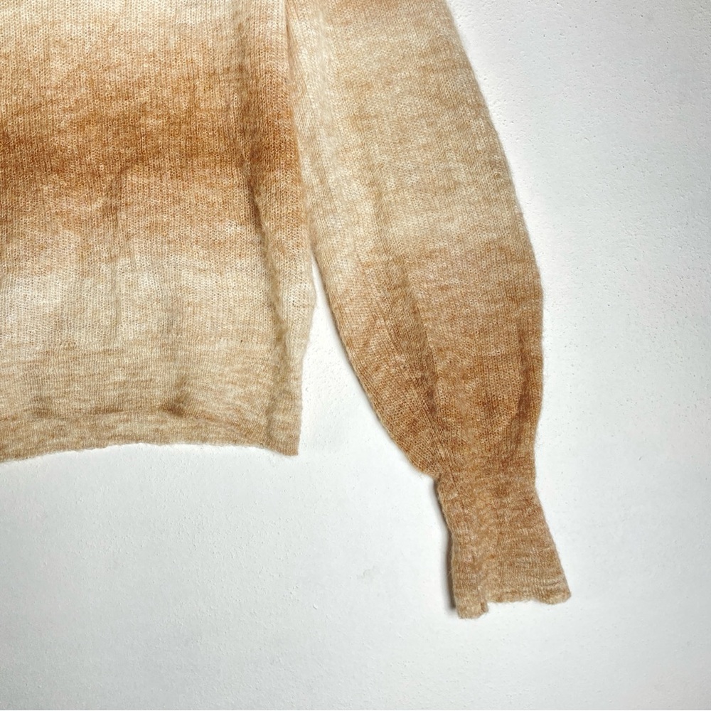Madewell Sweater Ombre
Women Brown 
Deep V Neck Preppy Cozy Comfy Light Soft M - Picture 4 of 11
